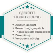 Qualitätssiegel Tierbetreuung mit Herz, Bianca Wolff